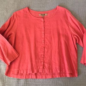 Flax Linen Top Size M